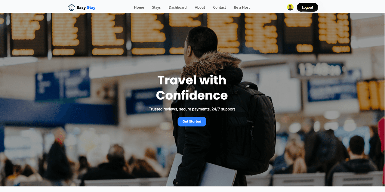 EasyStay — Short-Term Rental Marketplace preview